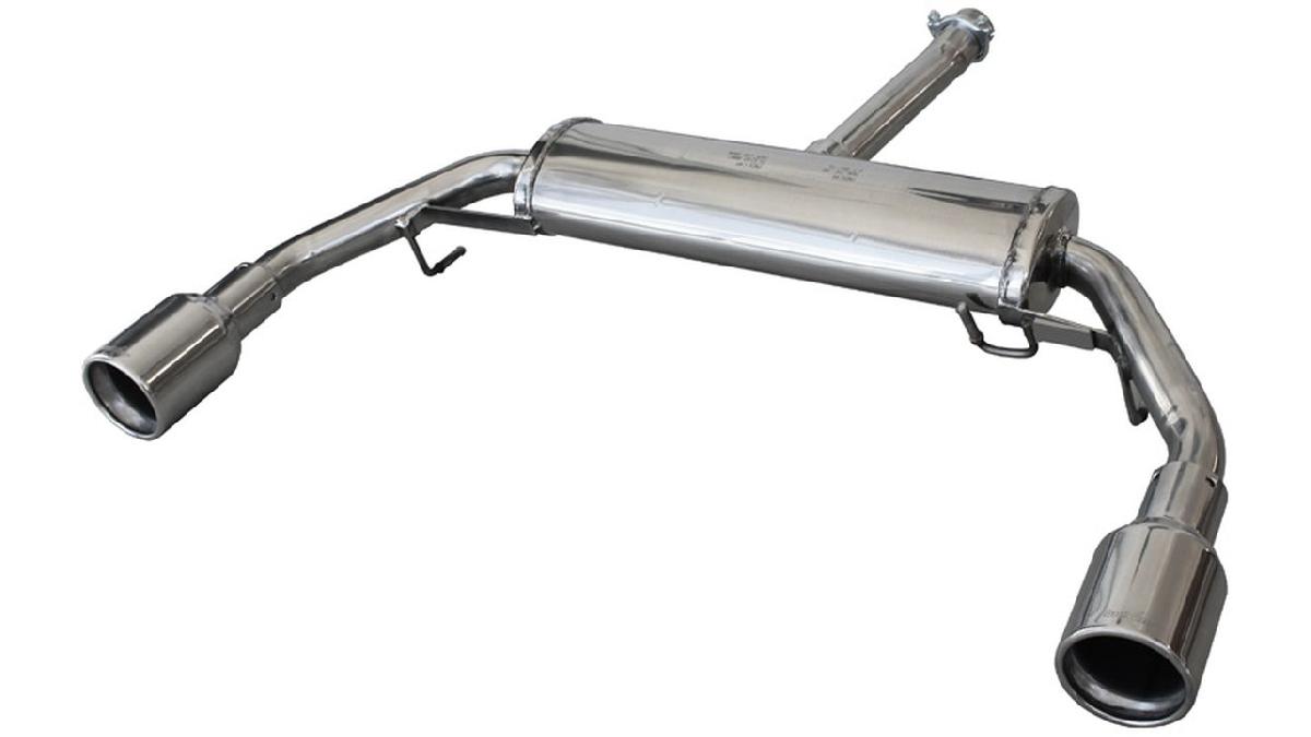 100%25+Inox+%C3%89chappement+Double+sur+mesure+pour+Alfa+Romeo+Giulietta+1.4+Turbo+%28120cv%29+2012-+Droite%2FGauche+102mm